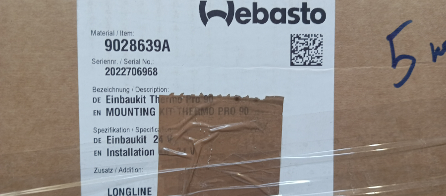 Webasto  Установочный комплект